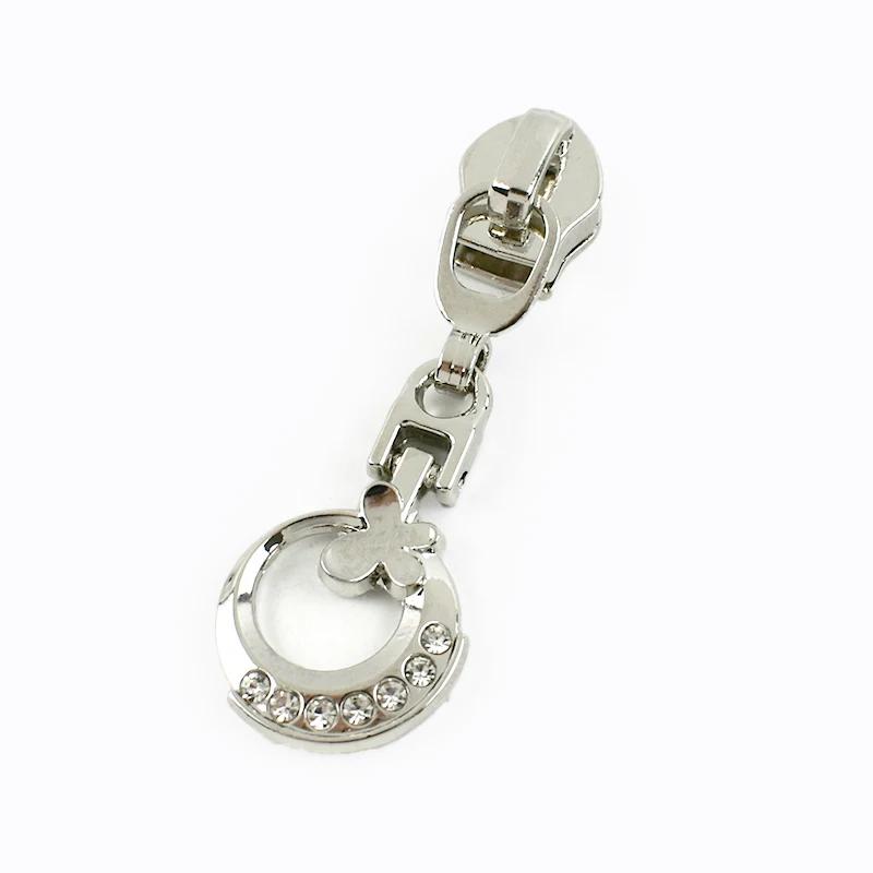 Meetee 5/10/20Pcs 5# Zipper Sliders for Nylon Zip Tapes Sewing Zippers Puller Closure Ziper Clothes Bag Zips Repair Accessories