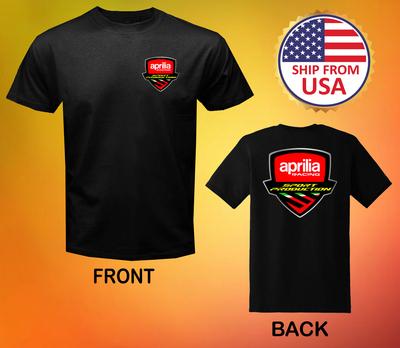 Aprilia Sports Production Men's Black Size S-3XL