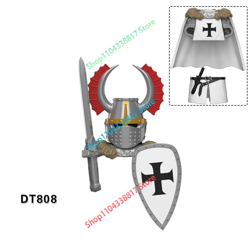 

WM Blocks DT8901 DT801 DT808 Римский солдат Рыцари-госпитальеры Тевтонские рыцари Игрушечные кубики Куклы Строительные блоки Игрушки Модель