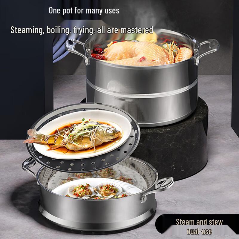 Sule 316 Stainless Steel Large Capacity Steamer Pot