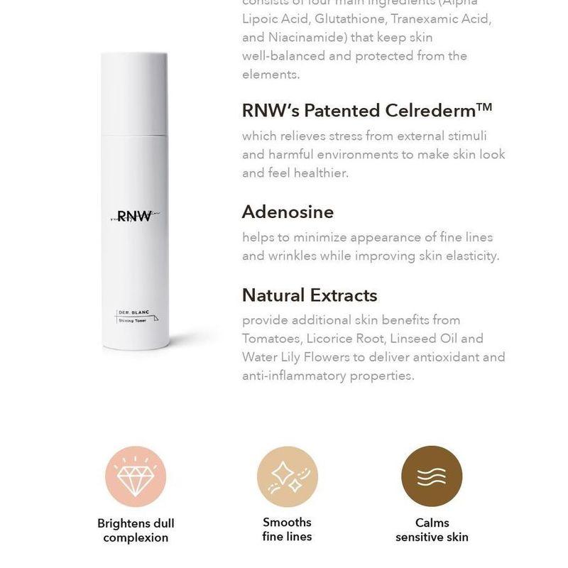 RNW - DER. BLANC Shining Toner