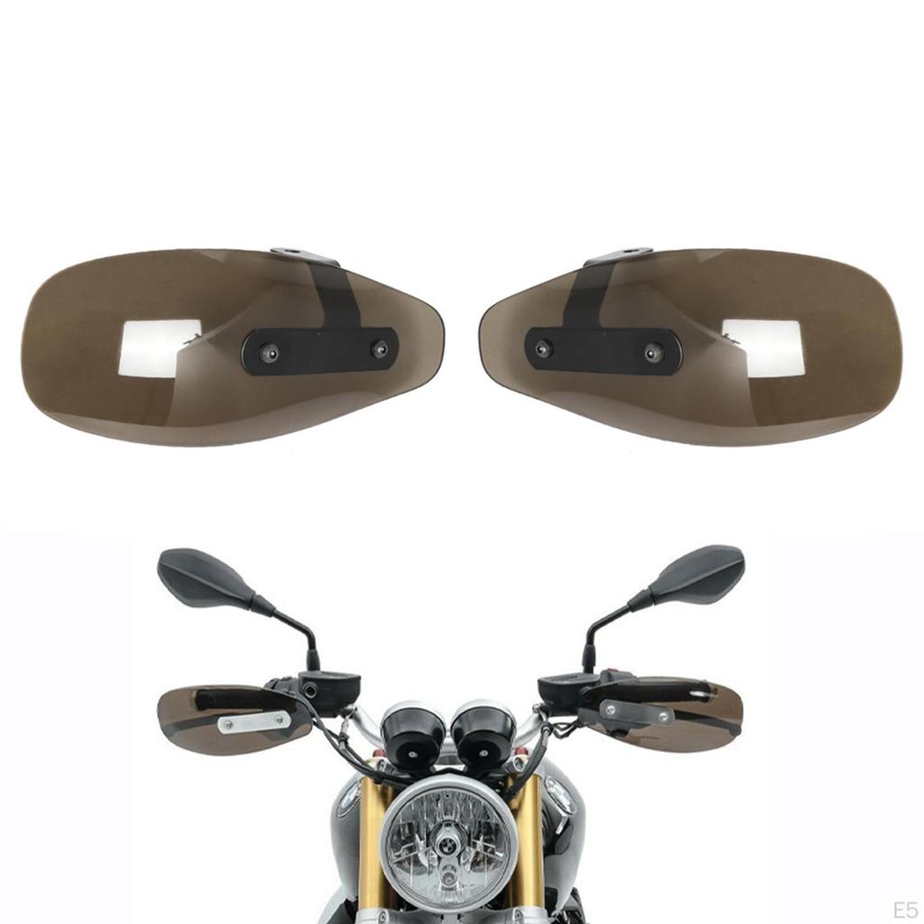 1 Pair Hand Guard Bracket Falling Handlebars Ornamental Moulding Deflectors Front Left Right