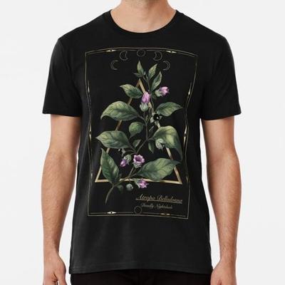 Tollkirsche Nachtschattengewächs Magische Kräuter Größe S bis 5XL Hergestellt in den USA T-Shirt Unisex T-Shirt