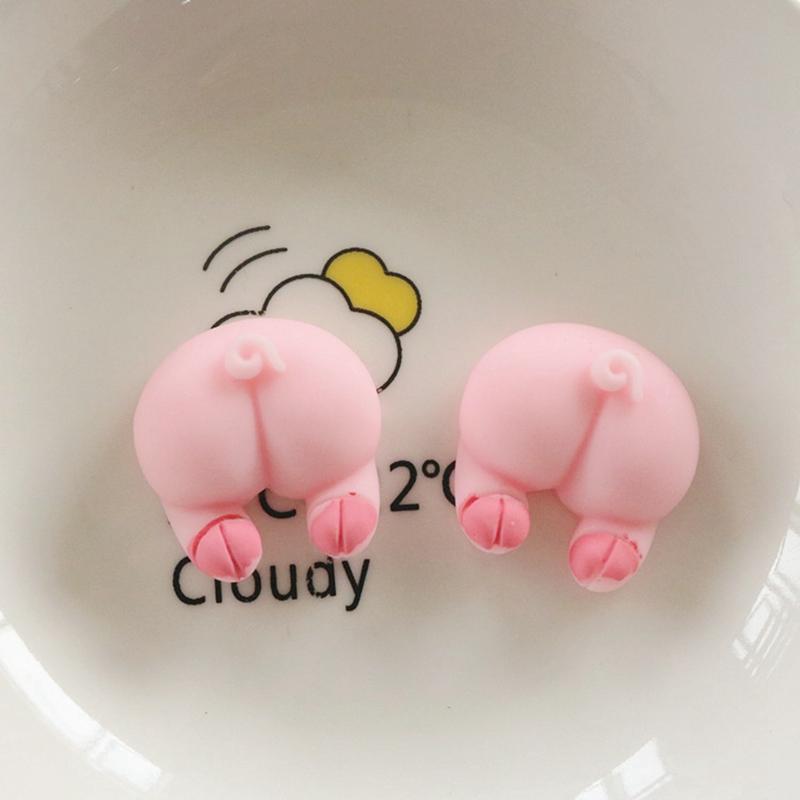 10 Pcs New Kawaii Cartoon Animal Big Ass Series Resin Cabochons Scrapbook Diy Jewellery Hairpin Accessories Decorate Craft A83