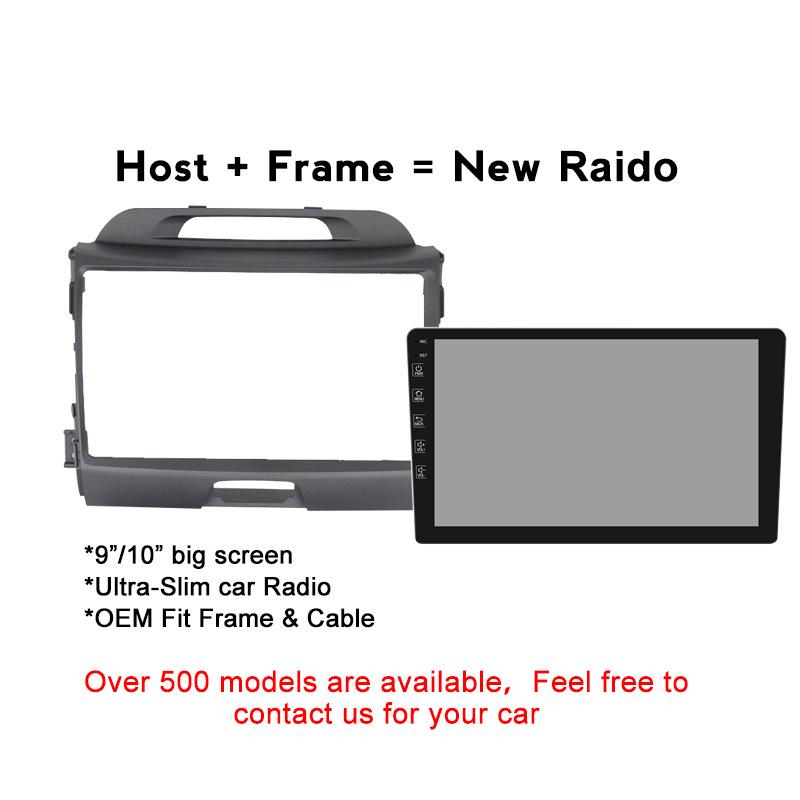 Android Navigator All-in-One Unit with Variable Frame Wiring for 11-15 Kia Sportage