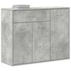 Sideboard Concrete Grey 88 x 30 x 70 cm Particleboard