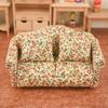 Sofa 1/12 Accessories Pattern Set with Cushions Toys