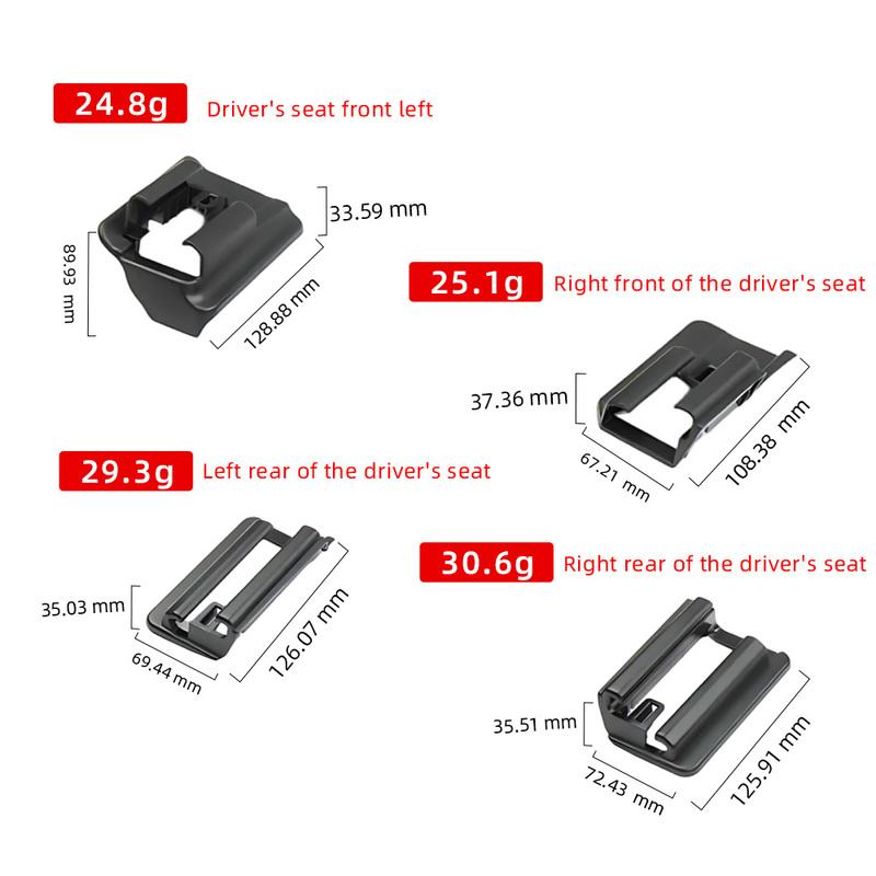 Left Right 2239194500 22391946009051 For Mercedes Benz S Class W223 -2025 Car Seat Sliding Track Rail Cover Trim
