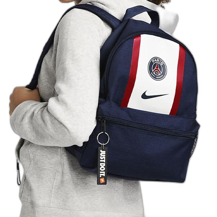 Nike Polyester Backpack Mini Unisex Marine Blue/Red/White DM0048-410