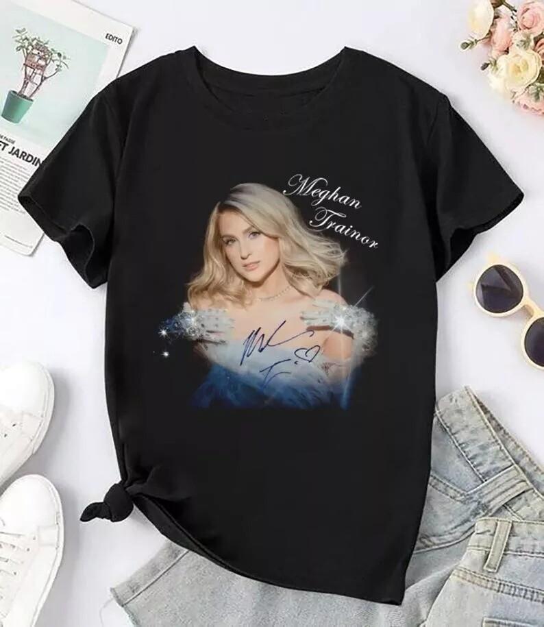 Meghan Trainor Signatures T-Shirt, Meghan Trainor Fan Gift N2309_01 XXXXL