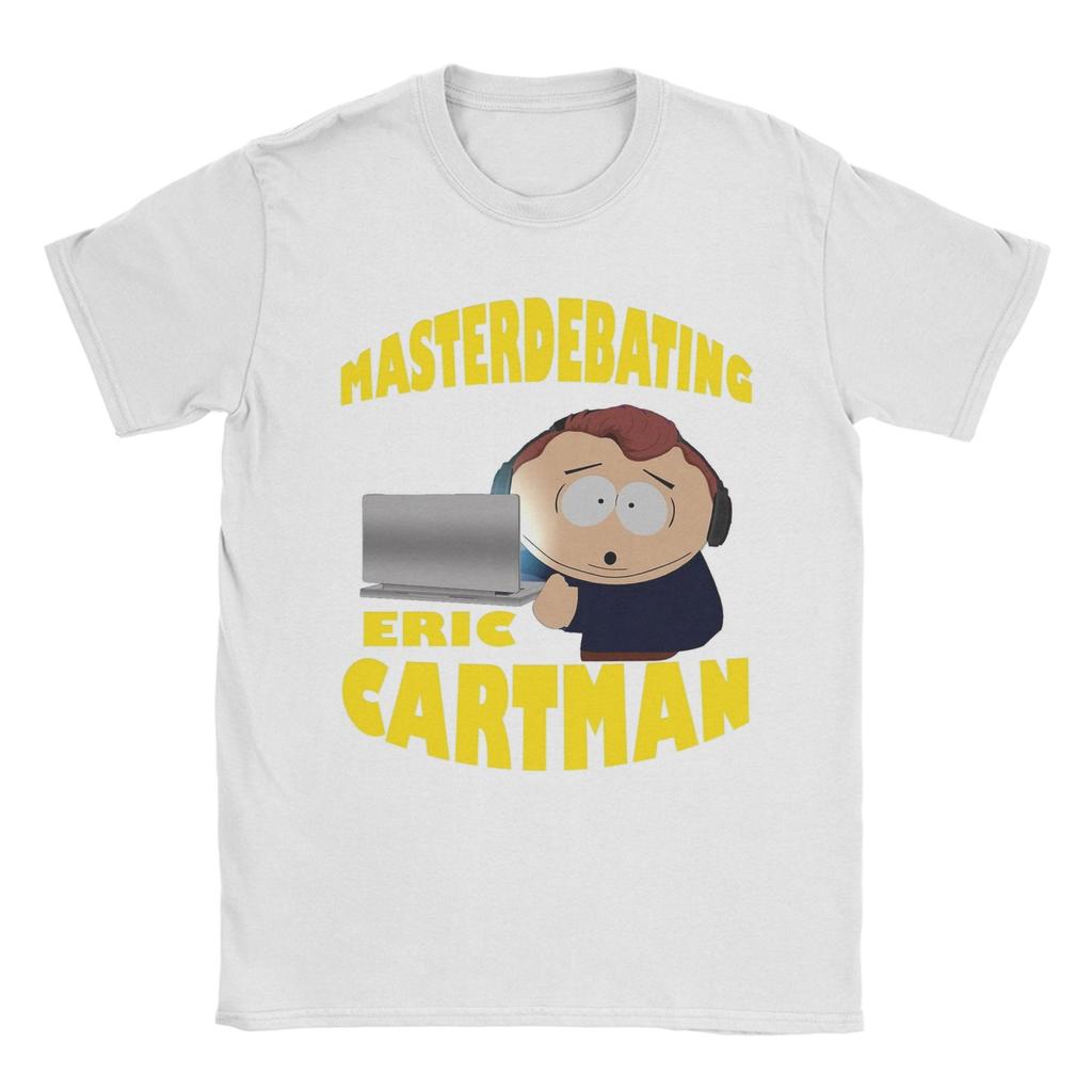Funny Masterdebating CartUnisex SouthParks TShirt for Unisex Round Neck Pure Cotton T Shirts Short Sleeve Tee Shirt Clothes