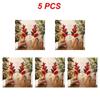 1~10PCS Christmas Headbands Sequins Reindeer Antlers Ears Hair Clips For Women Girl Halloween Party Cosplay Light Headdress