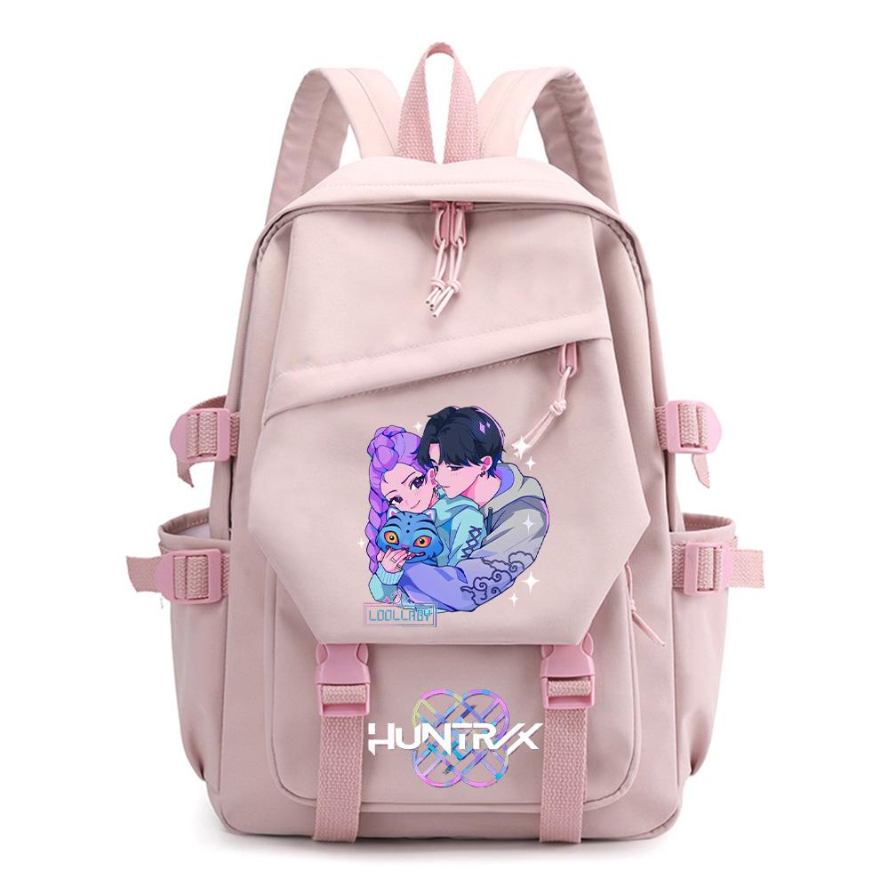 Anime Cute K-pop Demon Hunters Printed Backpack for Teenager Boy Gril Schoolbag Children Student Bookback Women Waterproof Travel Bag Kid Gift Mochila