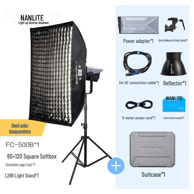 NANLITE 120x80 Softbox Kit