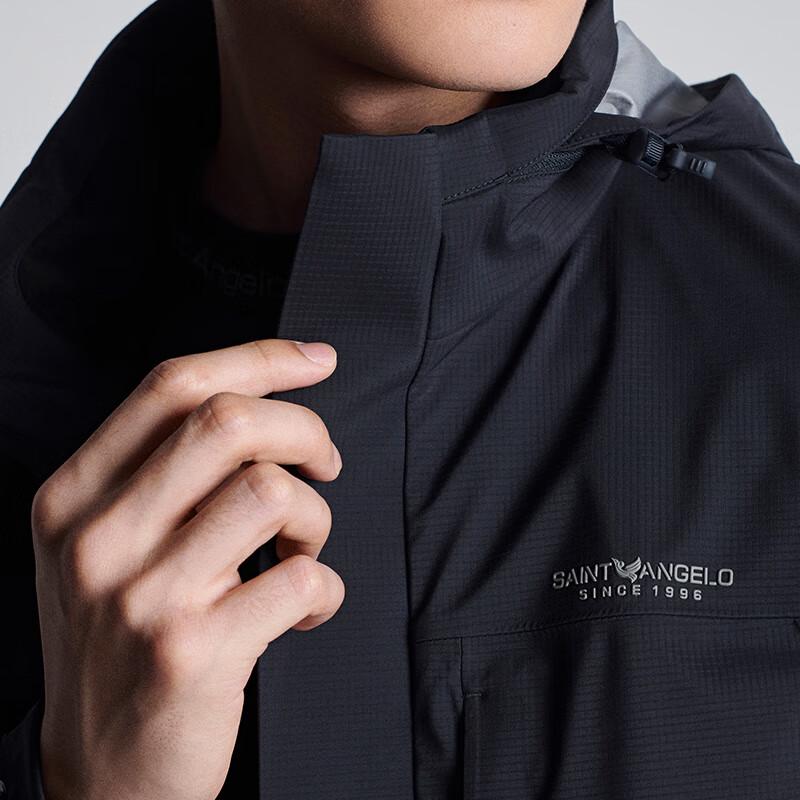 Baoxiniao Men's Business Casual Light Outdoor Stand Collar Hooded Jacket