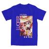 Humorous Hazbins Hotels Lucifer Kawaii T-Shirts Men Crew Neck 100% Cotton T Shirts Short Sleeve Tees Unique Tops