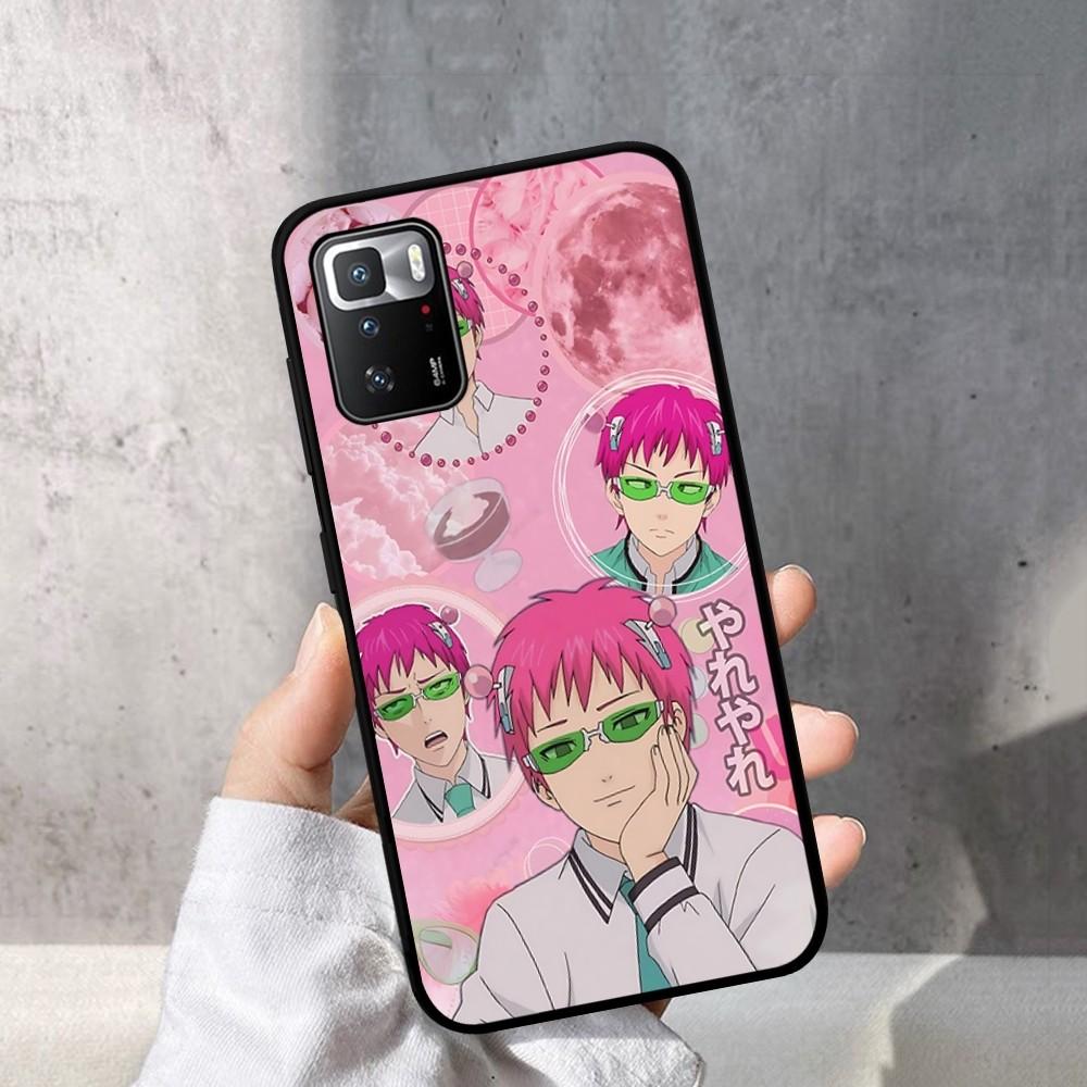 Saiki Kusuo No Psi Nan Phone Case For Redmi Note 4 X 5 A 6 7 8 T 9 9S 10 11 11S 11Epro Poco M3 Pro
