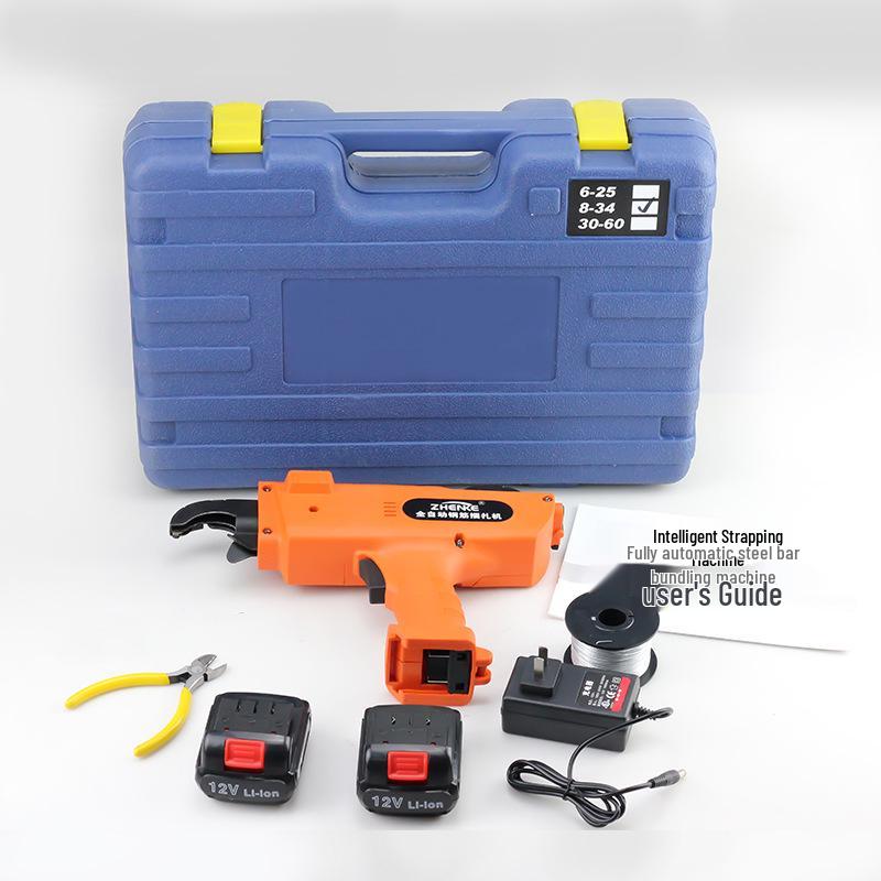 12V Handheld Rechargeable Electric Rebar Tying Machine with Lithium Battery