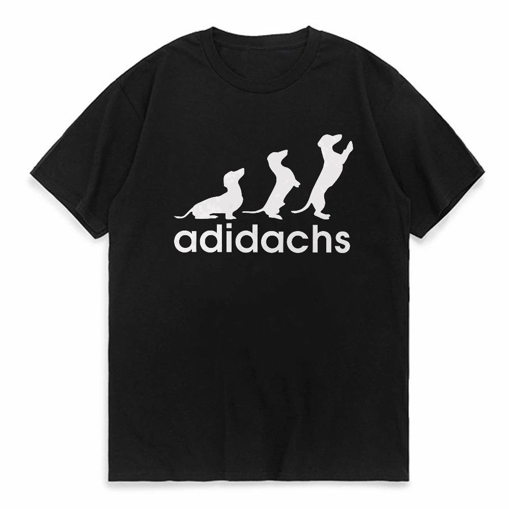 

Mens Dachshund Dog Lover TShirt Funny Father Dog Lover Gift TShirt Tees Unique Cotton Mens T Shirt 4XL