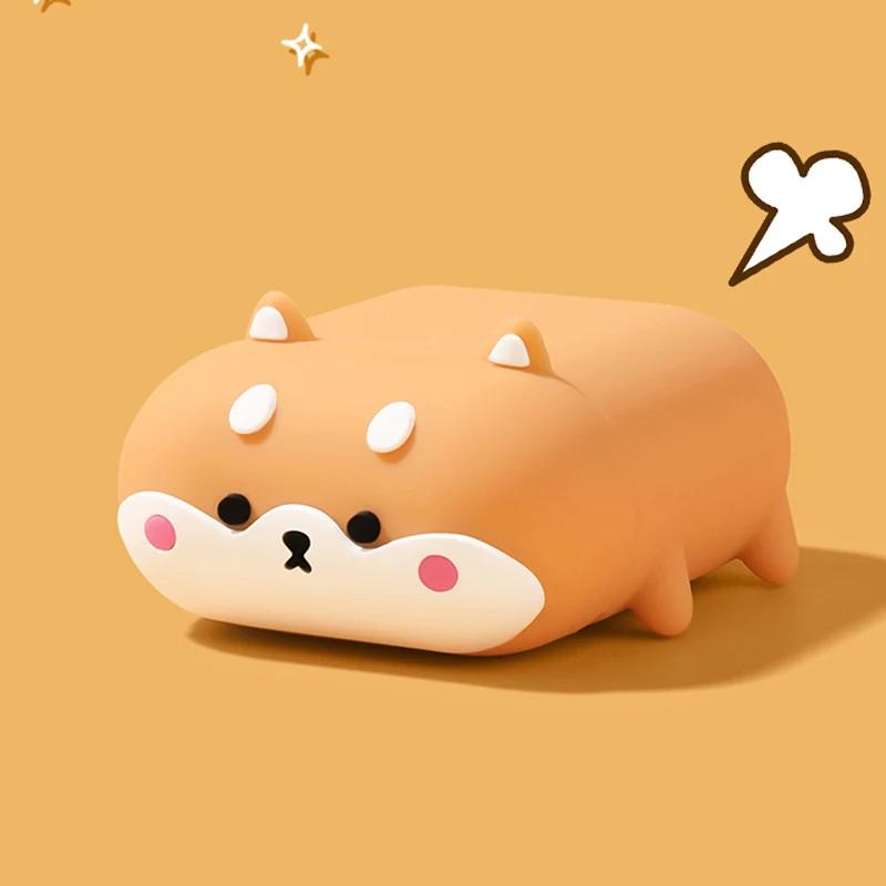 Sjokoladetrekk for AirPods 4 2024 3D Øretelefonetui for AirPods 1 2 3 Pro Hai Hodetelefondeksel for AirPods Pro 2 Etui