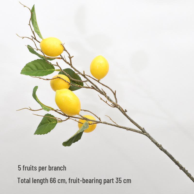 Floor-Standing Artificial Flower Branch Arrangement Vase for Living Room Entrance Decor