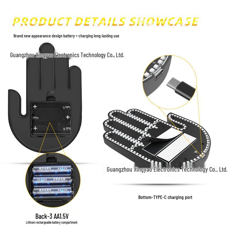 Phantom 7 Multi-Mode Dynamic Gesture Rear Window Warning Light