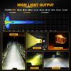AUXBEAM 4 Inch 5 Inch LED Pod Lights Spot with DRL Work Light with Double-Side Shooter Lights for Truck Pickup ATV UTV SUV