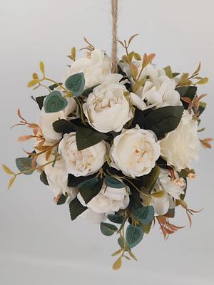 1 szt. Sztuczna Jedwabna Hortensja Peonia Kula Kwiatowa Piankowa Wisząca Hortensja Peonia Kula Kwiatowa do Dekoracji Ściany Wesela Domu Imprezy Sceny Sufitu