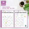 Monthly Planner 2026-2028, 36 Months Calendar Planner 2026-2028 from Jan 2026 – Dec 2028, 8.5'' x 11'' with Ruled Spread, Flexible Cover, Spiral