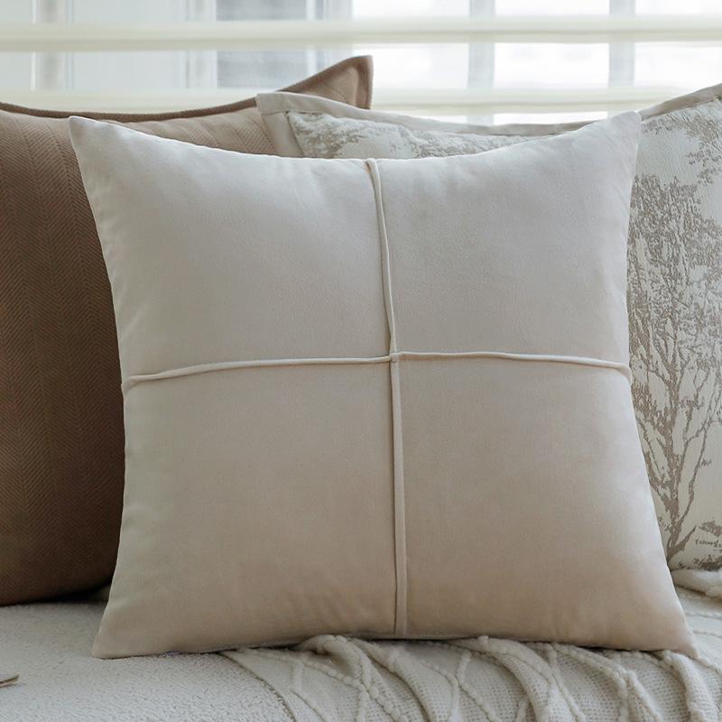 Braunes Kissen, Antiker Stil, Kissenbezug im Retro-Französischen Stil, Wohnzimmer, Schlafsofa, Kissen, Kissen für Erkerfenster, Lendenkissen