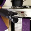 2Pcs Silicone Baking Gloves Heat Resistant Oven Mitts with Pot Holders Kitchen Cooking Safety Set Non Slip Grip Dishwasher Safe