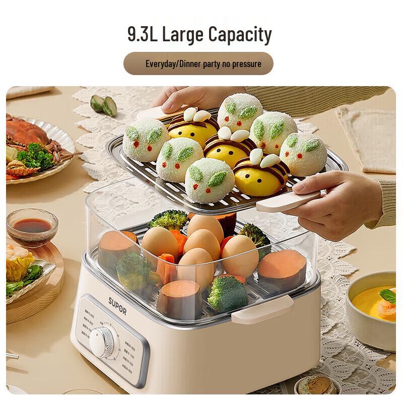 Supor Multi-functional Electric Steamer & Cooker CN plug (adapter included)