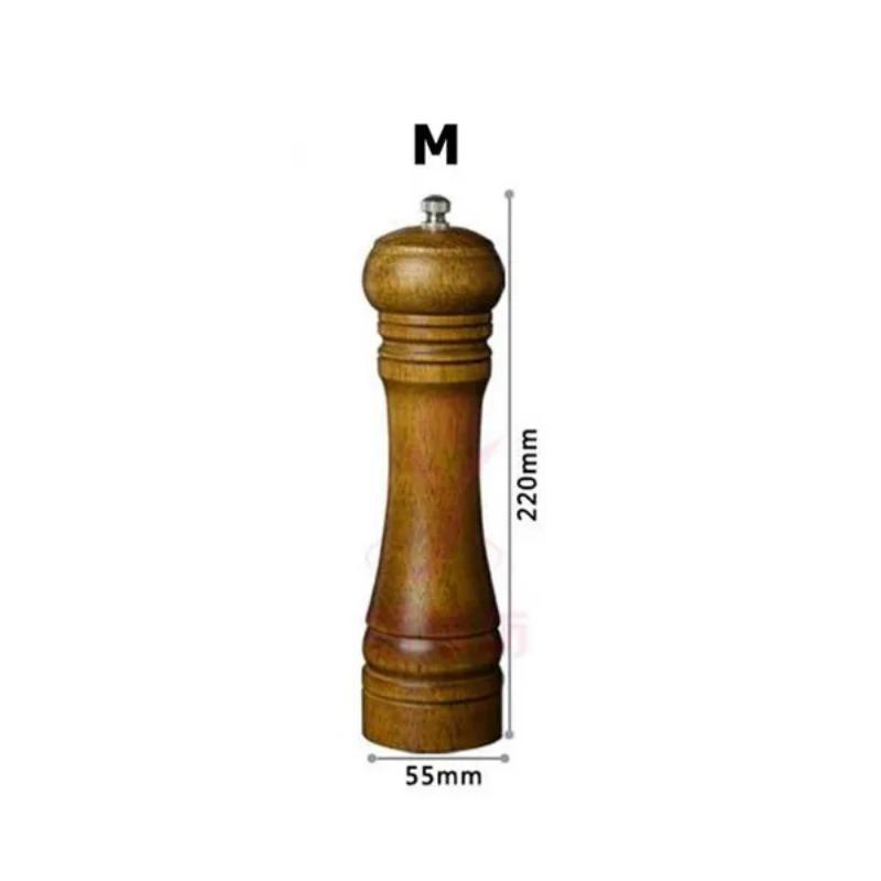 1Pc Condiment Grinder Mill Tools Manual Salt Pepper Grinder Oak Wood Pepper Mill Spice Salt Grinder Mill Tools