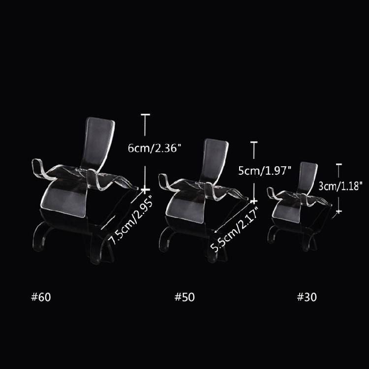Gemstone-Small Collectibles Display Stands Acrylic Chair Shape Display Holder