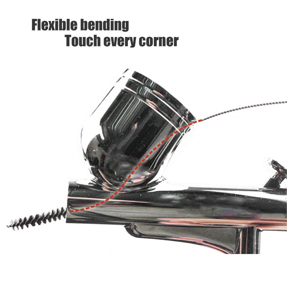 11Pcs/Set Tool Airbrush Kit Scrape Spray Needle Airbrush Spray Nozzle  Pen Washing Pot