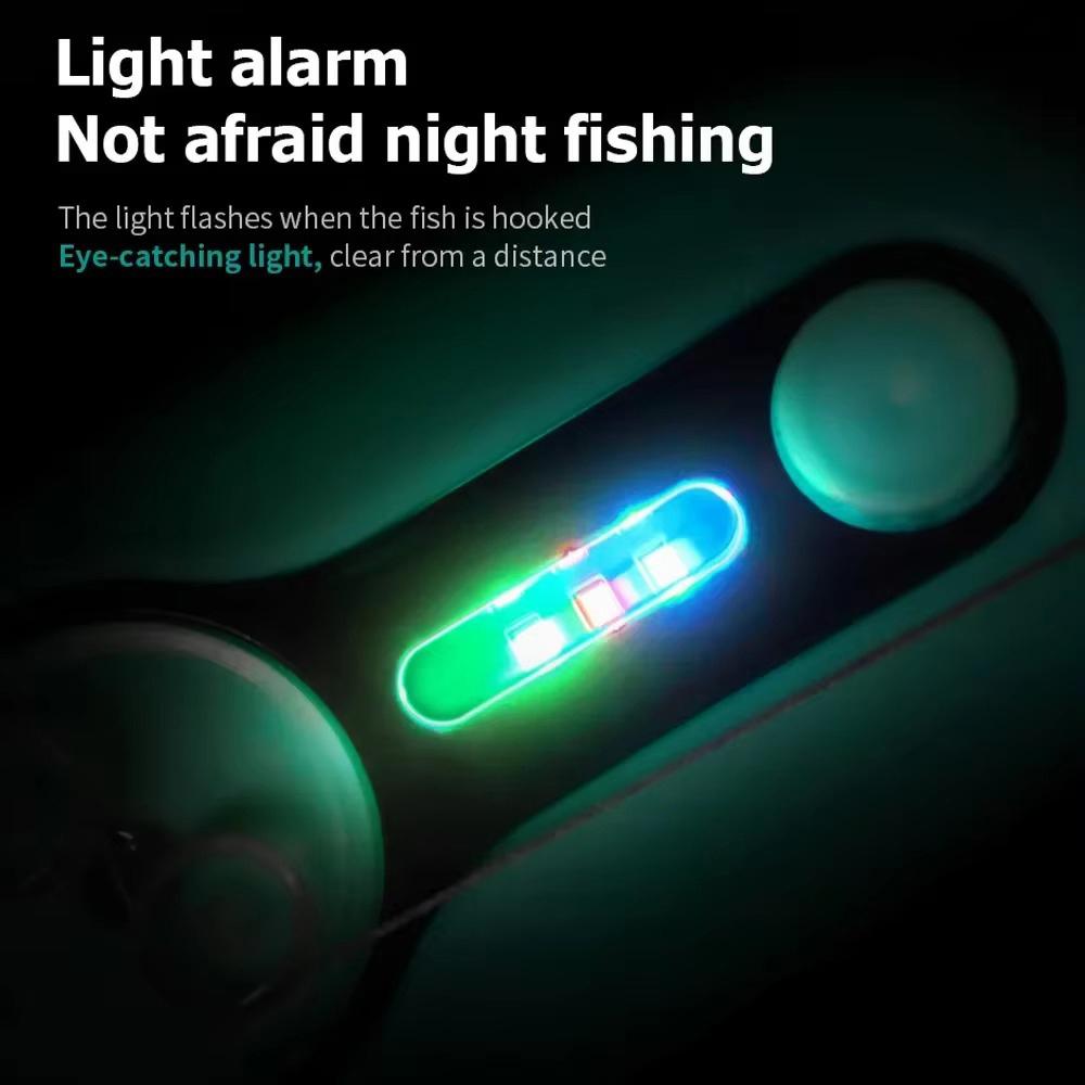 Nový elektronický rybářský hlásič kousnutí LED Zvukové upozornění Citlivý indikátor Prut Hlasitá siréna Noční lov kaprů s baterií