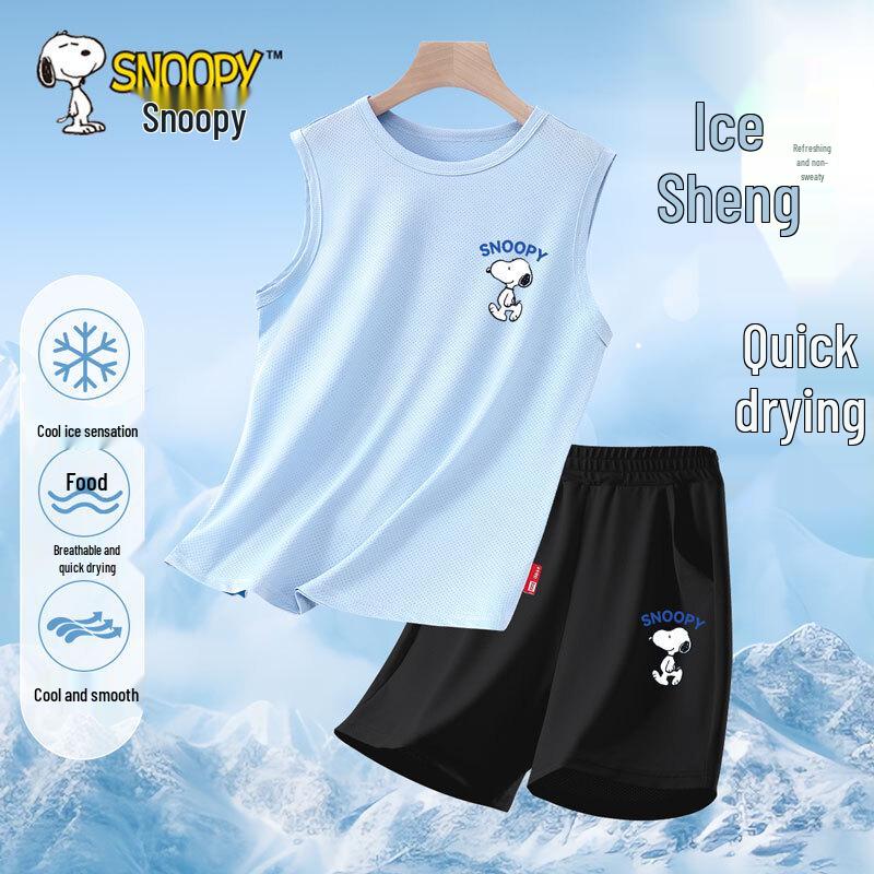 Snoopy Boys Summer Cool-Dry Sportswear Set 160