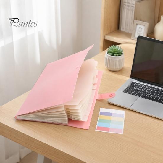 Plastic Document Organizer Expanding File Folder, Waterproof PP A4 Letter Size Durable School Case Organizer, Portable Receipt for And Office