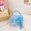 Frozen Bow Girl Messenger Bag Wind Chain Beaded Portable Tassel Shoulder Bag