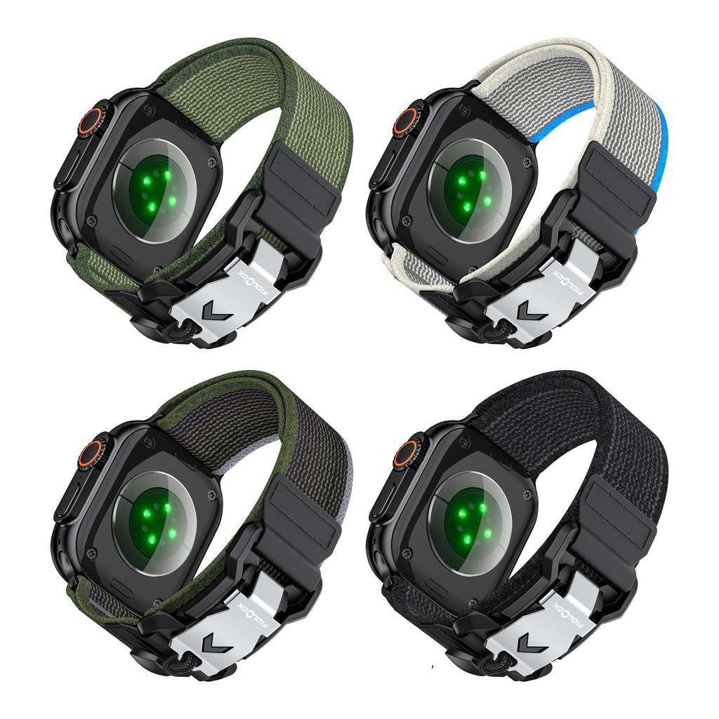Watch Band For Apple Watch Ultra 3 2 1 49mm/Series 11 10 46mm/9 8 7 45mm/SE3 SE2 SE 6 5 4 44mm/3 2 1 42mm FIDLOCK Magnetic Nylon Sport Strap