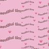 8Pcs Korean Y2K Sweet Cool Pink Black English Material Sticker Scrapbook Journal Background Stickers DIY Phone Case Base Paper