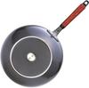 Hokuriku Aluminum Induction Made in Ideal for Chinese Body Teflon Wu Wen Pan Wok, 24cm, Lightweight, Compatible, Japan, Cuisine, Only, Coated, +
