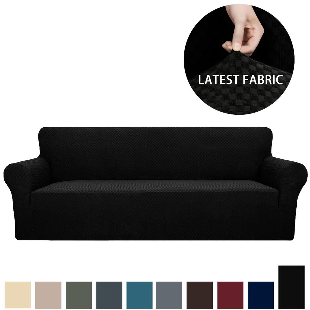 Knitted Square Jacquard Thickened Stretch Sofa Cover Fabric All-inclusive Full Cover Sofa Cushion Cover