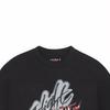 Jordan X Travis Scott Flame Print Rhinestone Round Neck Short Sleeve T-Shirt Men Tops Black DO4102-010