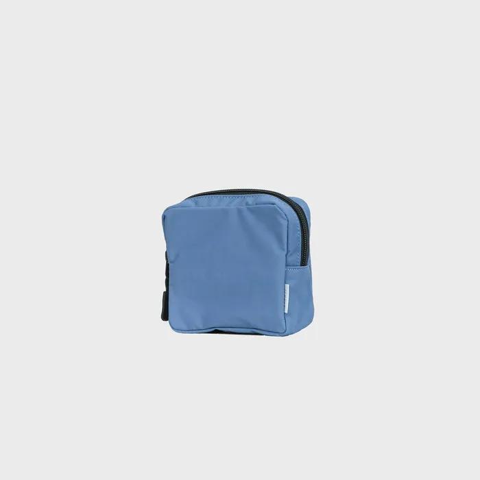Square Recycled Nylon Pouch [Blue]