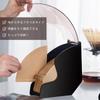 Coffee Filter Case, Coffee Filter Box, Coffee Filter Holder, Coffee Filter Paper Container with Lid, Dustproof, See-Through, V01