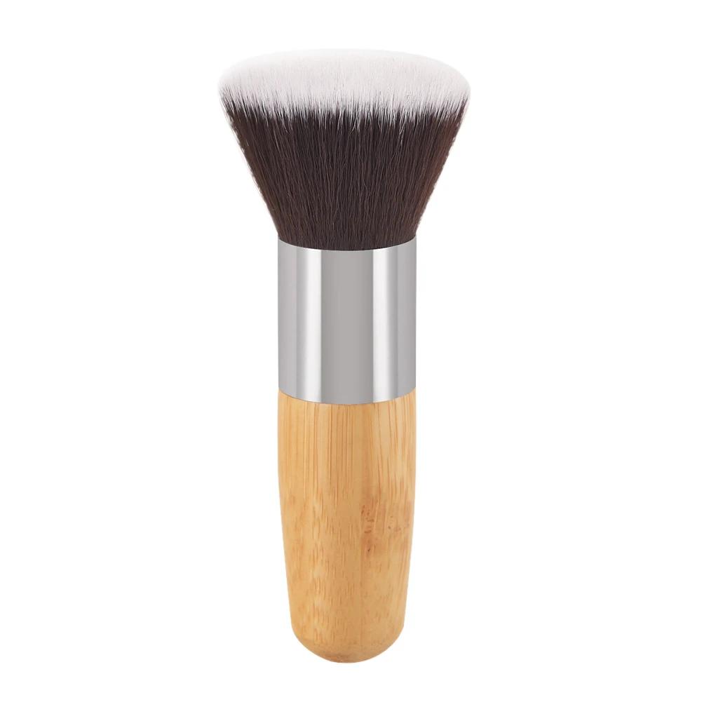 

Bamboo Handle Beauty Powder Face Brush Portable Professional Concealers Brushes Soft Large Face Contouring Brush Gifts for Women
