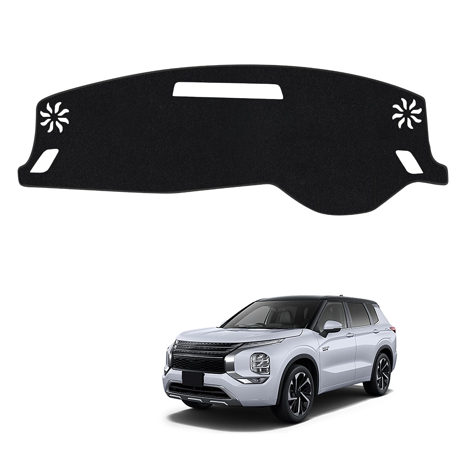 

Коврик на приборную панель для Outlander 3-го поколения PHEV. Эта накладка на приборную панель обеспечивает защиту от солнца и защищает автомобили без дисплея.