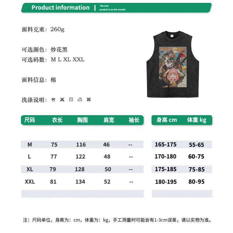Mens Oversized Hoodie With Japanese Hip-Hop Cartoon Print Vintage Streetwear Cotton Sweatshirt Loose Fit Long Sleeve