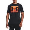 Under Armour Solid Color Logo Print Crew Neck Comfortable Sports T-Shirt Men Tops Black 1329581-003